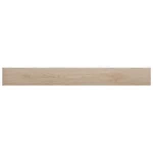 Hemlock Elegant Ash 4 in. x 0.35 in. Wood Look Matte Porcelain Floor and Wall Tile Sample