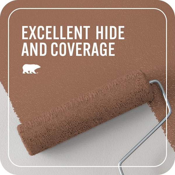 BEHR PREMIUM PLUS 8 oz. #S210-6 Cinnamon Crunch Flat Interior