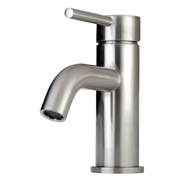 Kingston Brass Contemporary Single Hole Single-Handle High-Arc Bathroom Faucet in Brushed Nickel