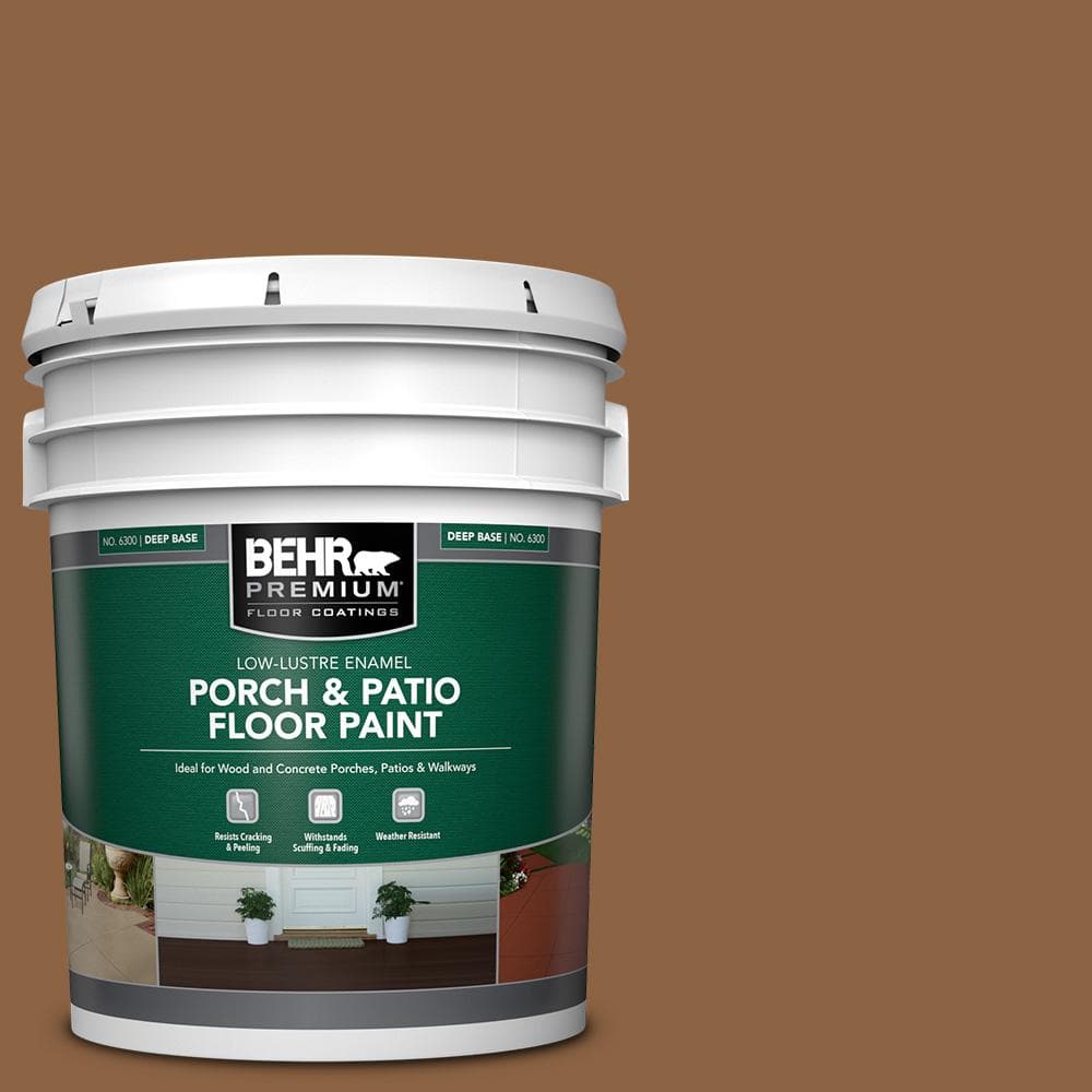5 gal. #260F-7 Caramel Latte Low-Lustre Enamel Interior/Exterior Porch and Patio Floor Paint price history on PriceWatchPro