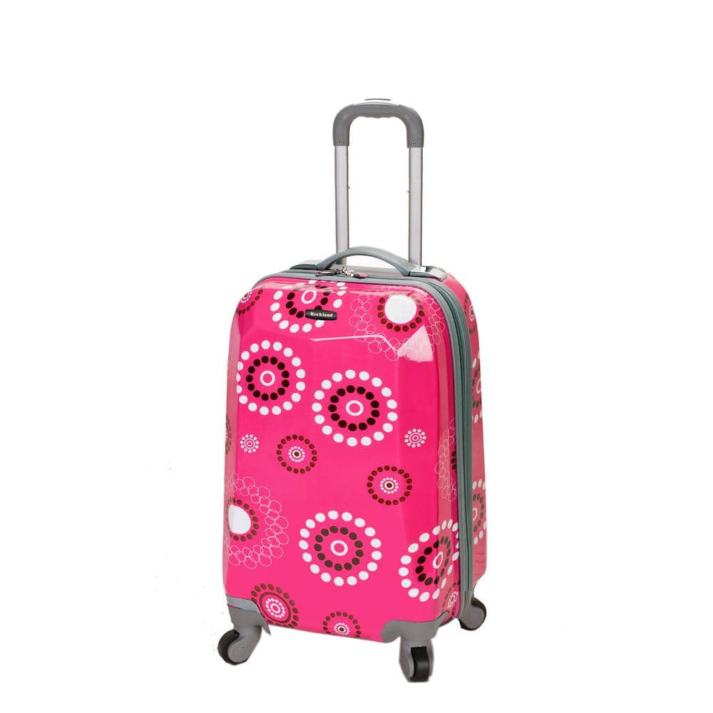 Rockland Vision 20 in. Pinkpearl Hardside Carry-On Suitcase F151