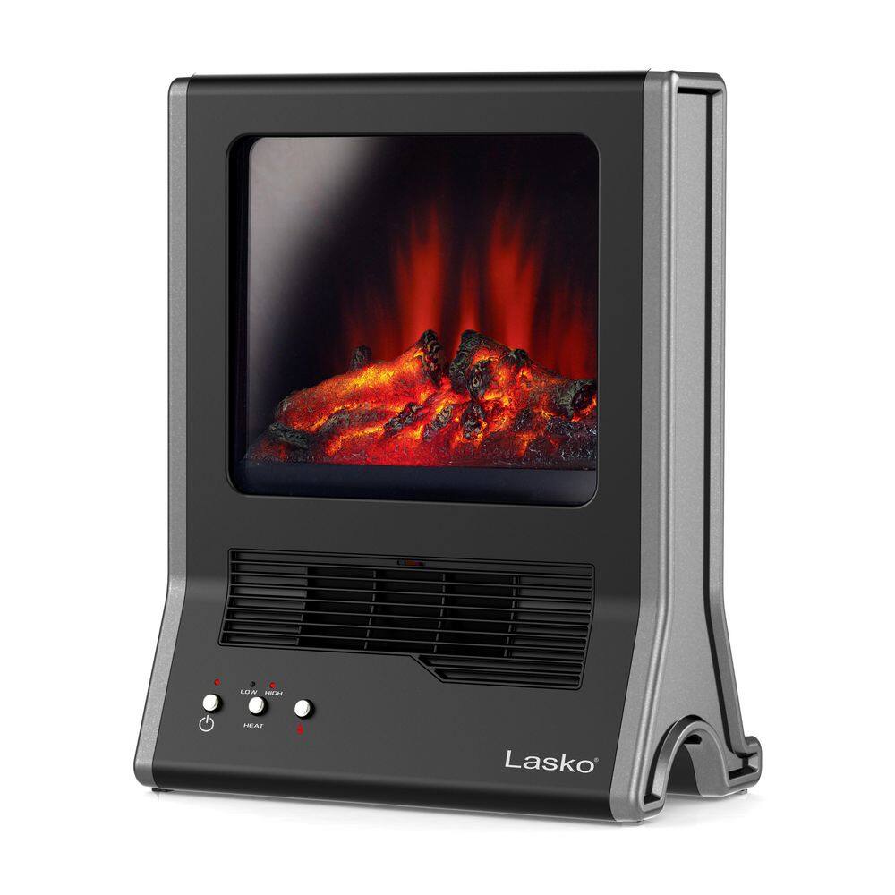 Lasko Ultra 1500-Watt Electric Ceramic Fireplace Portable Space Heater  CA20100 - The Home Depot