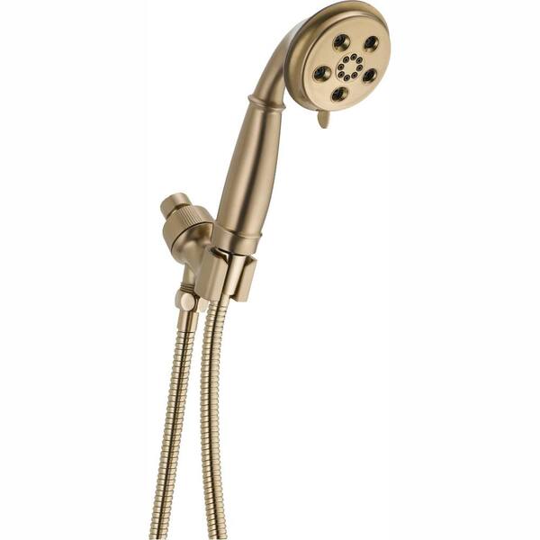 Delta 3Spray 3 in. Single Wall Mount Handheld Shower Head in Champagne Bronze 54433