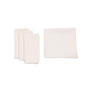Manor Luxe 0.1 in. H x 20 in. W x 20 in. D Classic Linen Napkins in Off ...