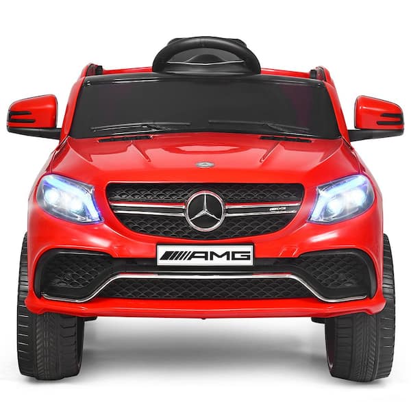 Costway Mercedes Benz 12-Volt Kids Electric Licensed MP3 RC Remote Control Ride On Car