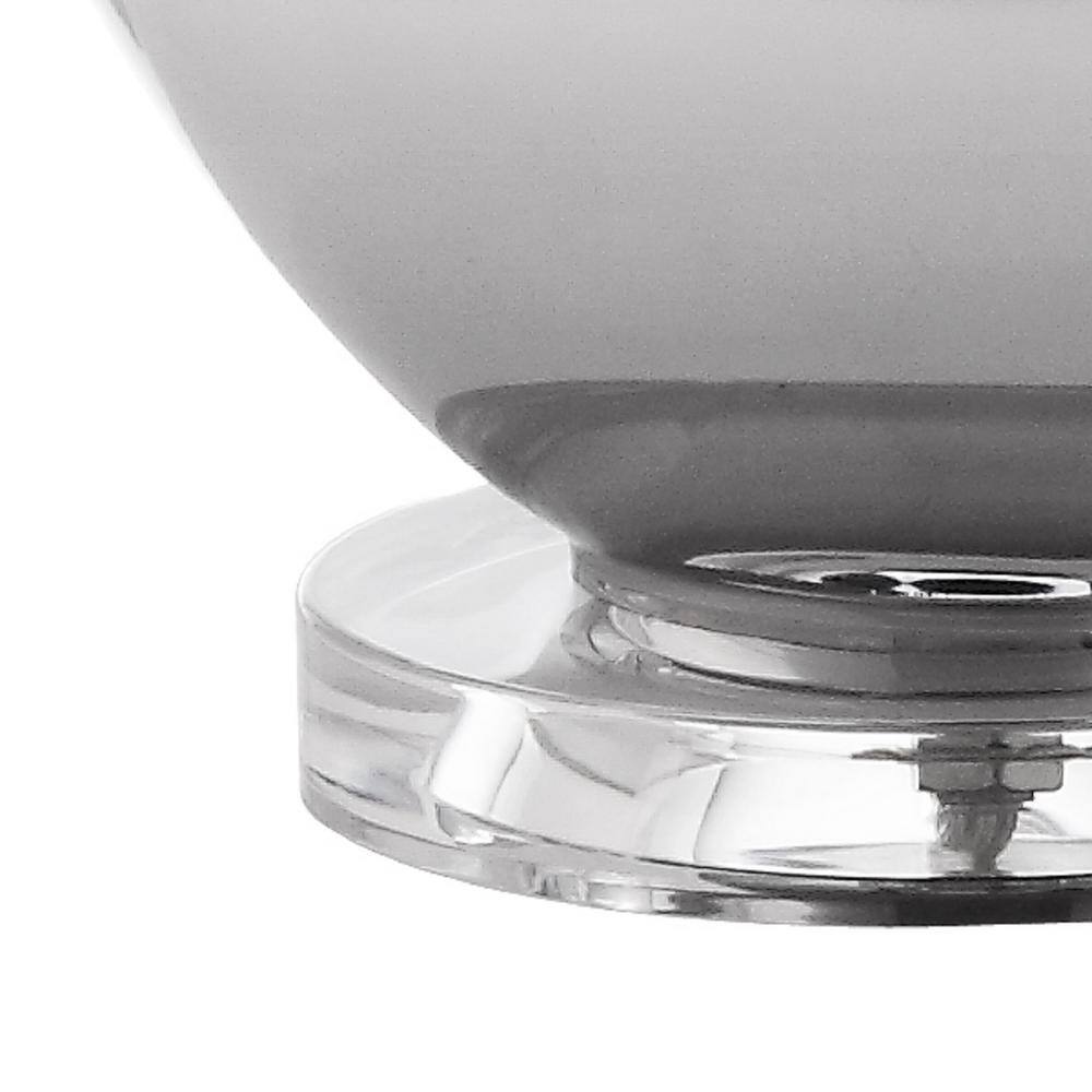 Cybil 26" Traditional Silver Double Gourd Table Lamp