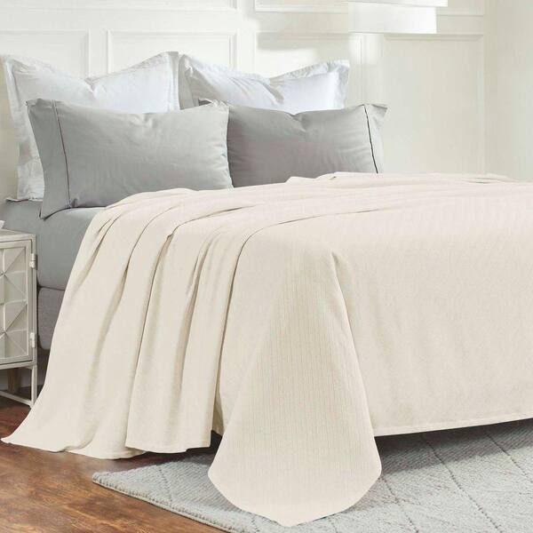 SUPERIOR Milan Ivory Textured Cotton Striped Lightweight Woven