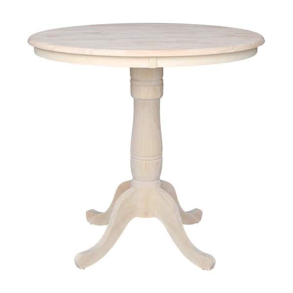 International Concepts Unfinished Pub/Bar Table