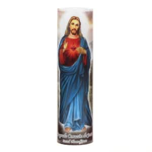 8 in. Jesus LED Prayer Candle