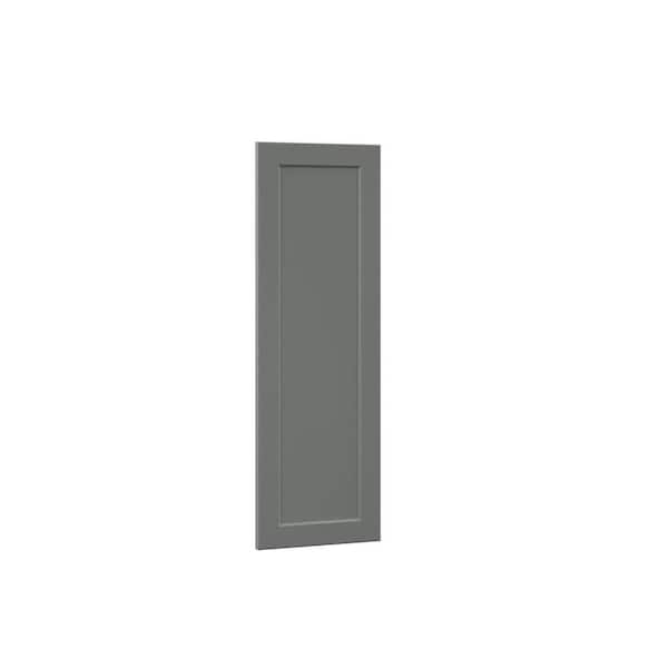 Hampton Bay Designer Series Melvern Storm Gray 0.75 in. x 36 in. x 12 in. Melvern Decorative End Panel