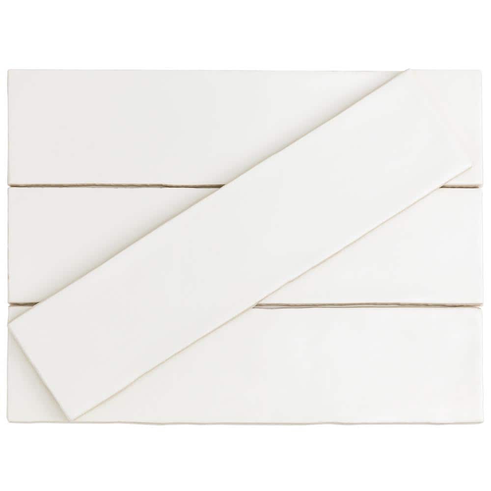 Marina White 3x12 Ceramic Subway Wall Tile