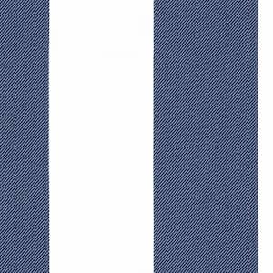 Outdoor 20 in. Square Dining Seat Cushion Cabana Stripe Blue & White (Set of 2)