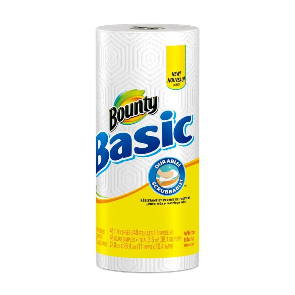 UPC 037000846628 product image for Basic White Paper Towels (48 Sheets per Roll 1 Roll per Pack) | upcitemdb.com