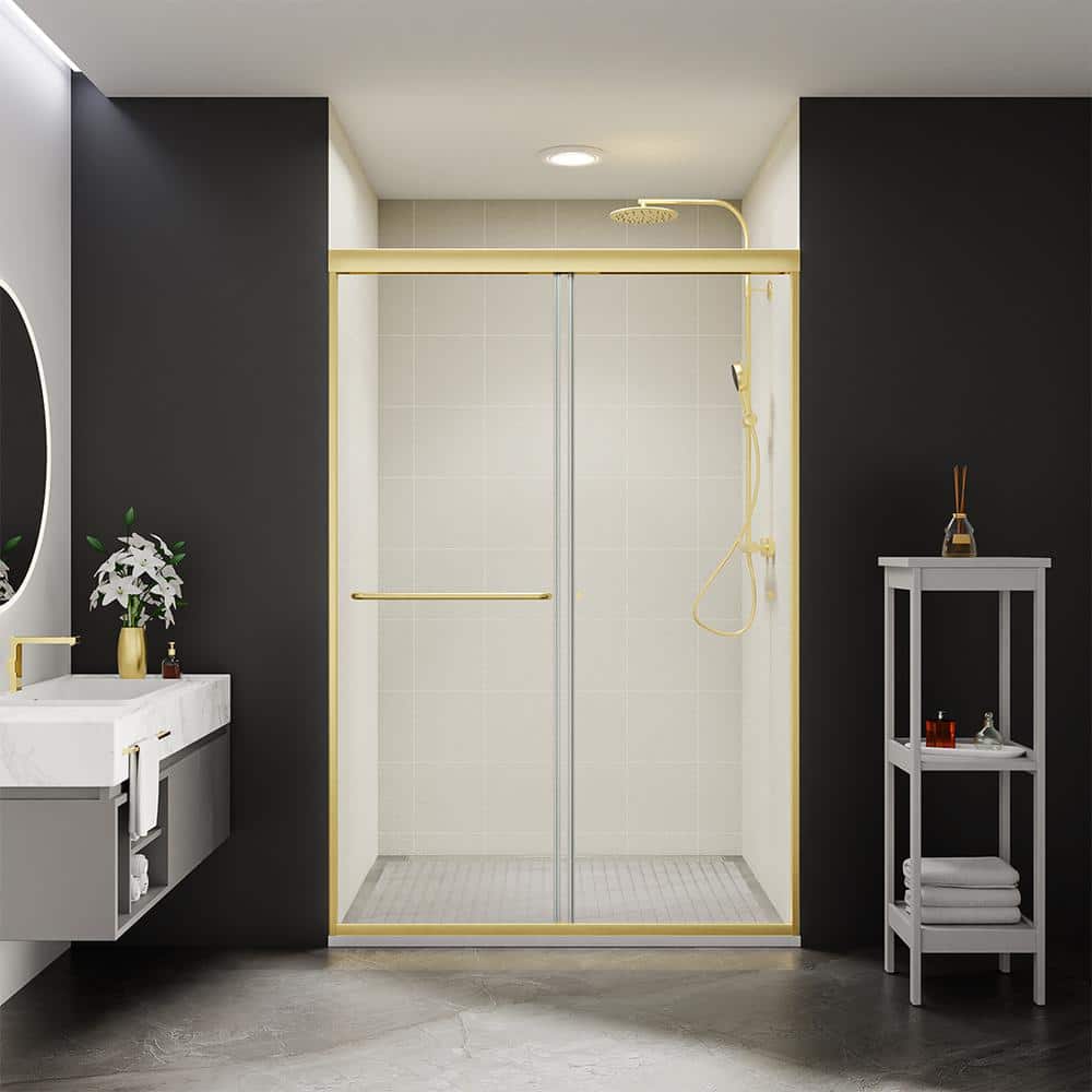 Reviews for ESDIY 4448 in. W x 70 in. H Sliding Framed Shower Door in