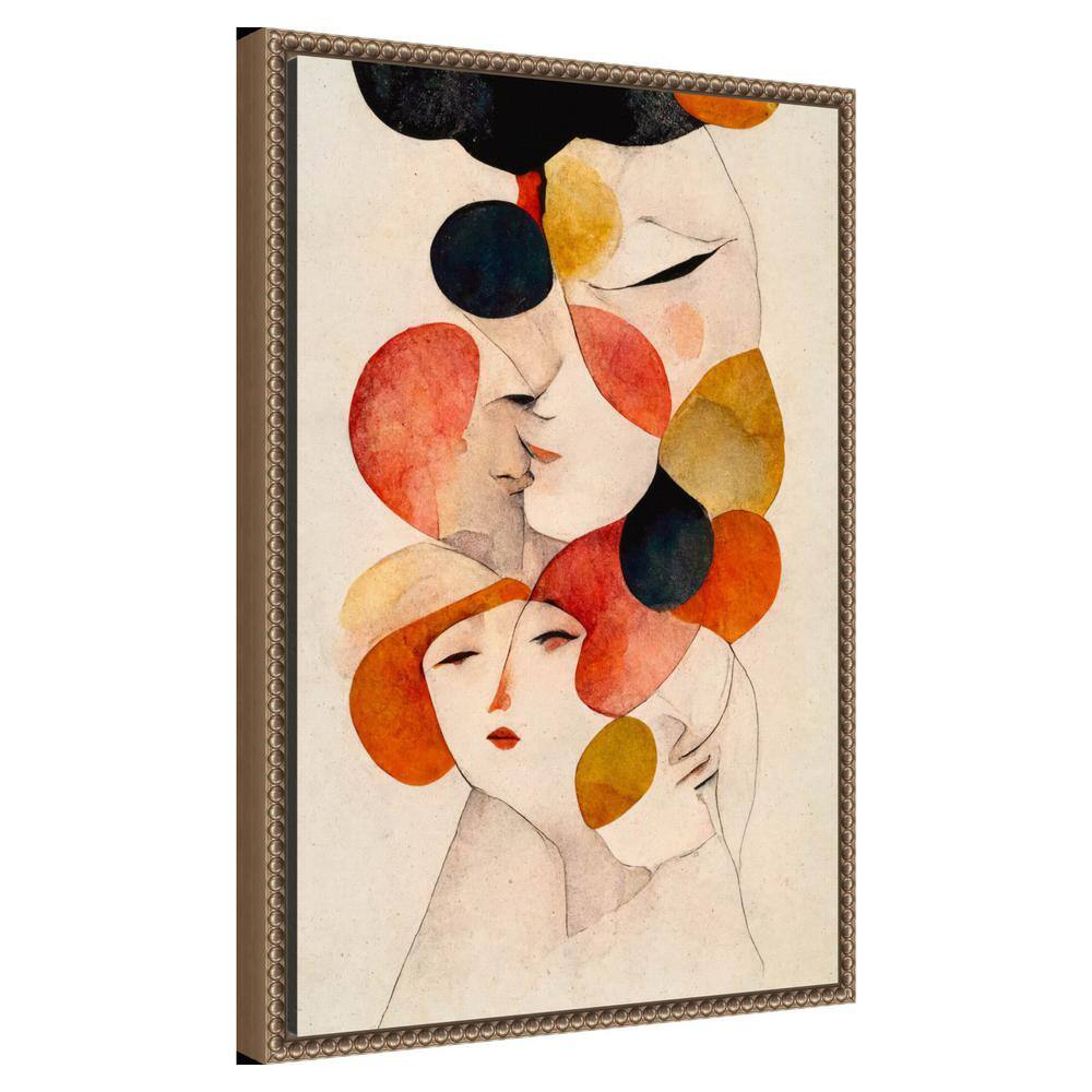Abstract Devotion Beaded Framed Canvas Wall Art, 16 x 23