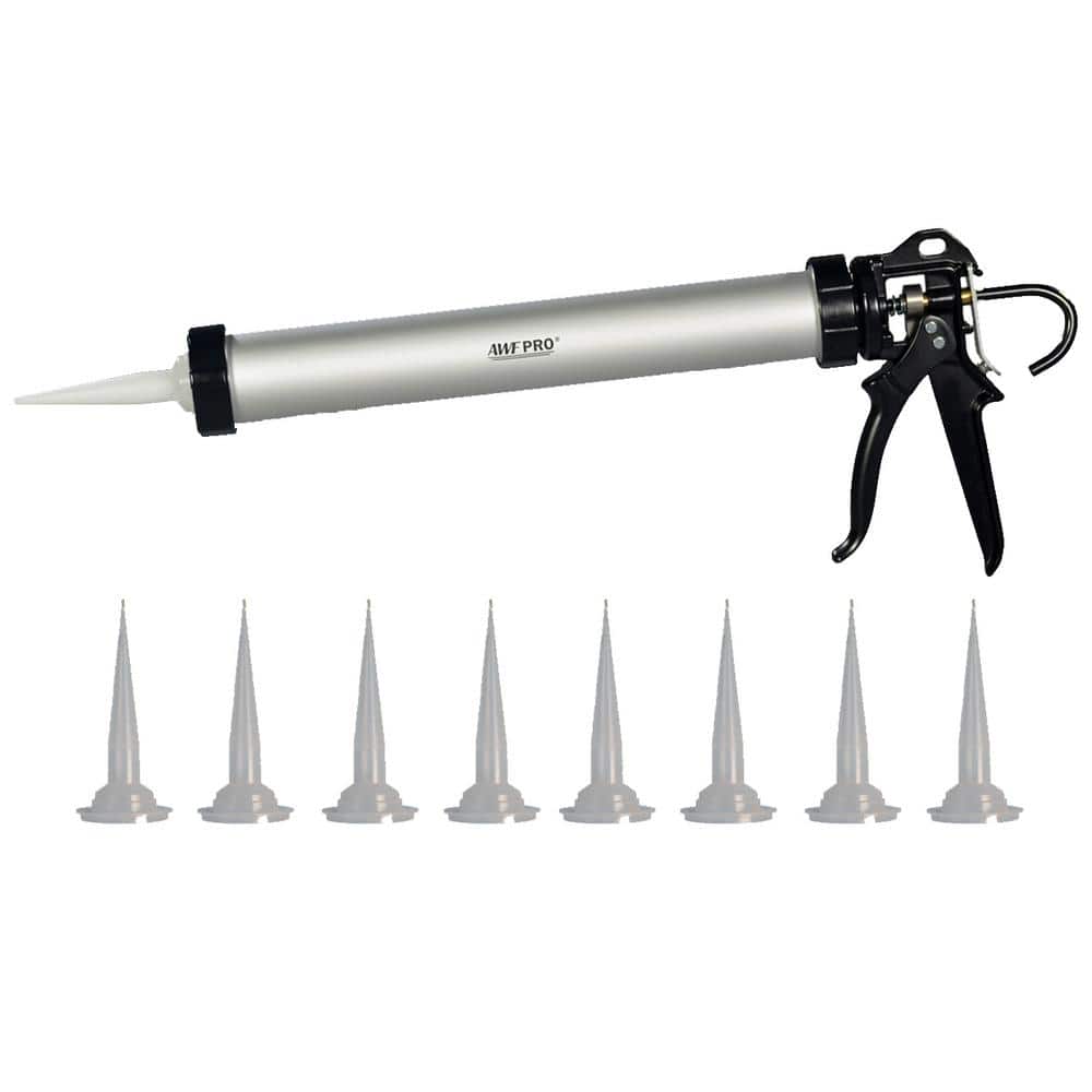 20 oz. Pro Sausage and Bulk Caulk Gun Aluminum Barrel 18:1 Thrust Ratio and