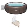 Bestway SaluSpa St Moritz 7-Person Hot Tub and PureSpa Cup Holder with ...