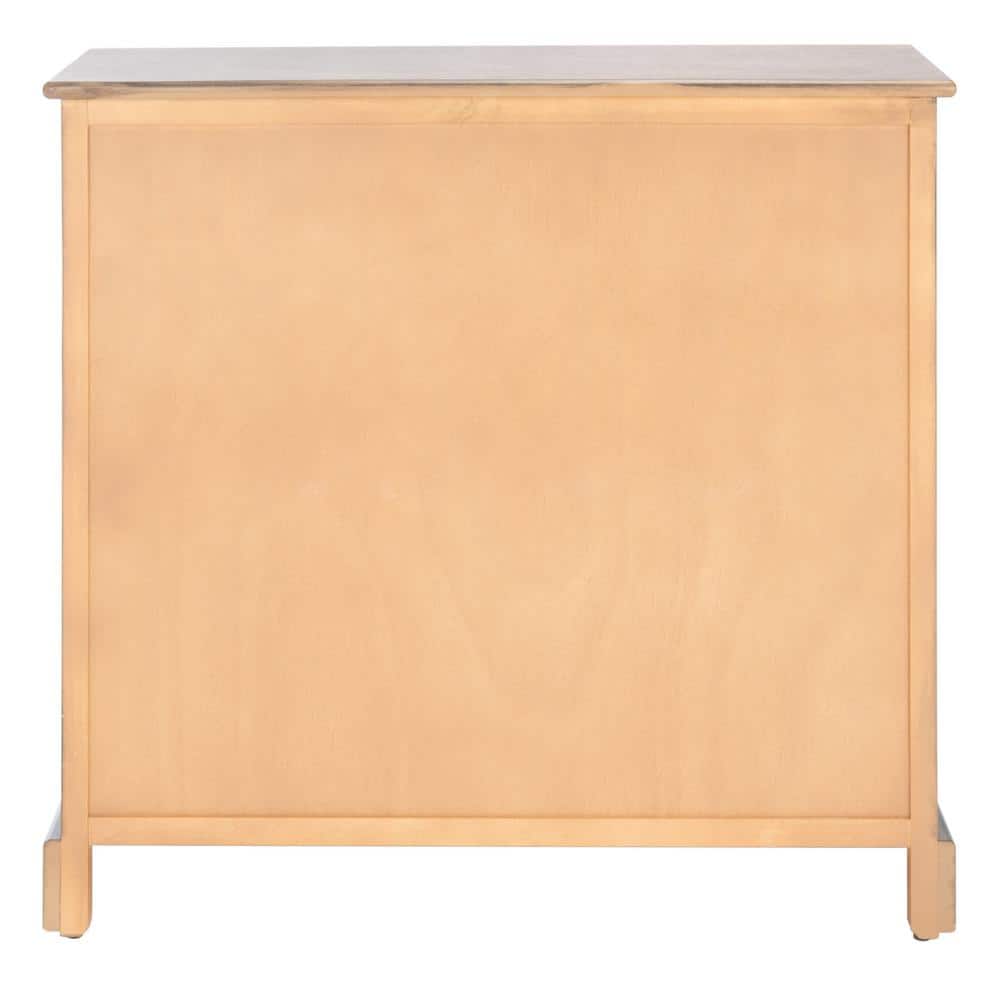 Peyton Modern Brown Wood & Metal Storage Console Table - 36"