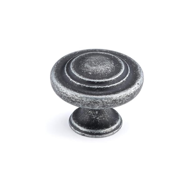Richelieu Hardware Notre-Dame Collection 1-5/16 in. (34 mm) Natural Iron Traditional Cabinet Knob