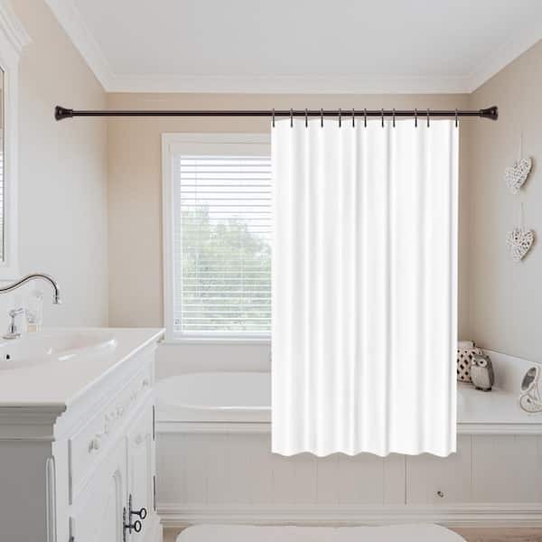  36Pcs Plastic White Shower Curtain Rings by KoberrLi