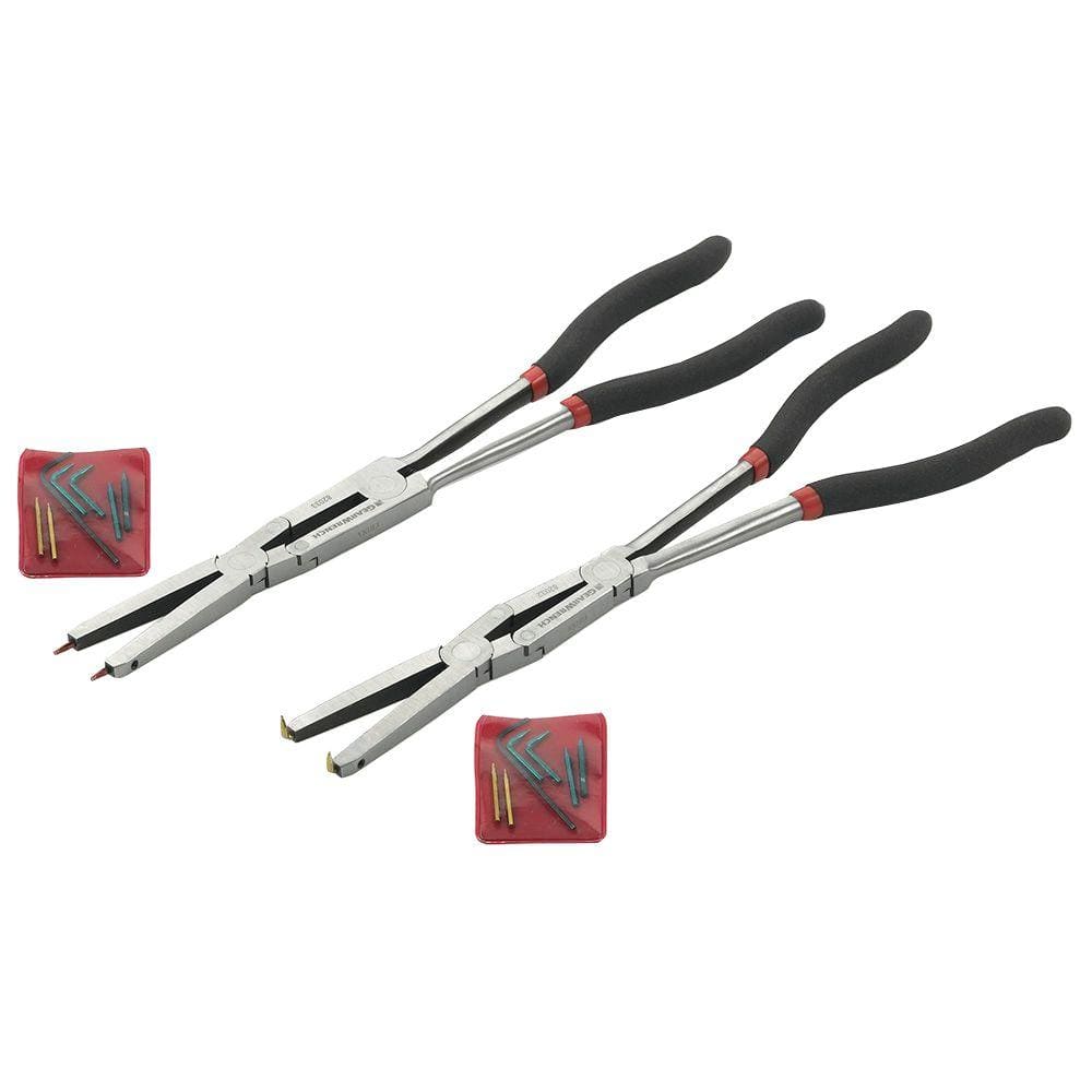 Precision Snap Ring Pliers Set in Tool Roll (4-Piece)