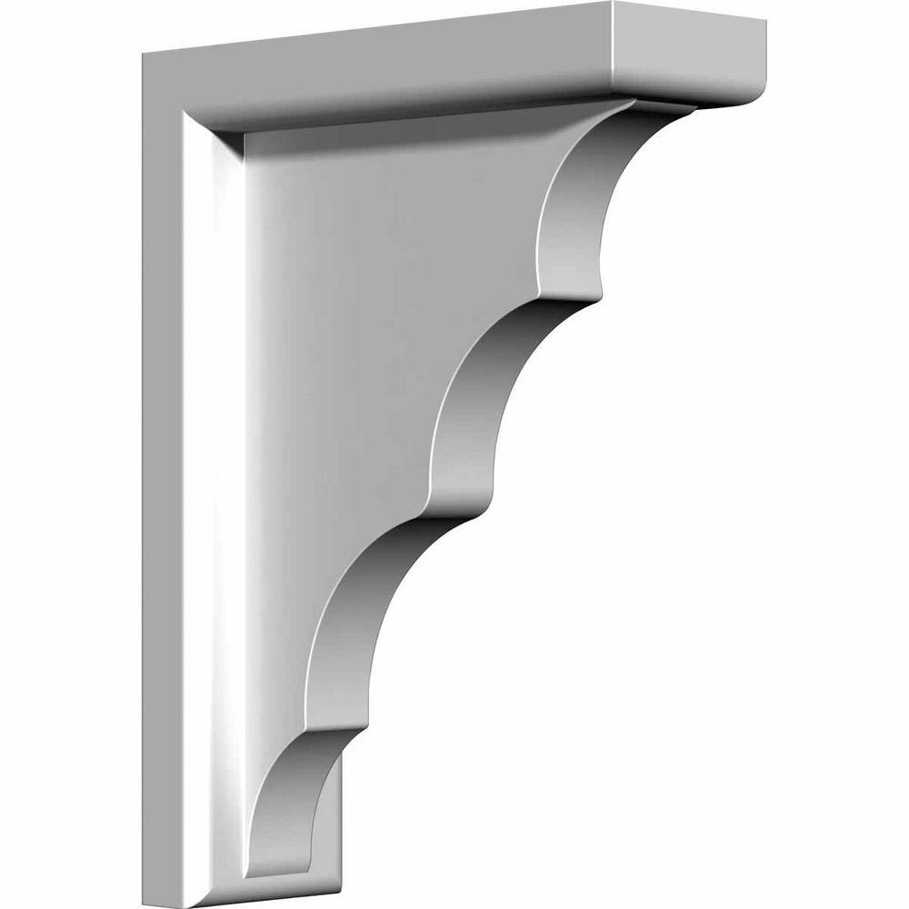 Off-White Urethane Traditional Decorative Bracket