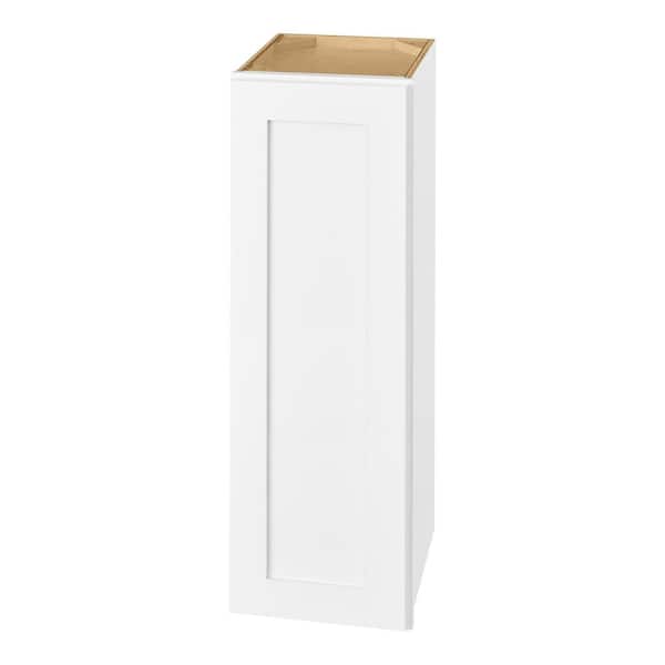 Hampton Bay Avondale 12 in. W x 12 in. D x 36 in. H Ready to Assemble Plywood Shaker Wall Kitchen Cabinet in Alpine White