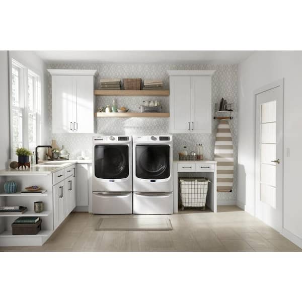 Maytag - 4.5 cu. ft. White Stackable Front Load Washing Machine with 12-Hour Fresh Spin, ENERGY STAR