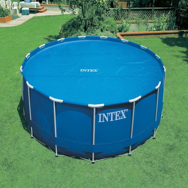 15 Ft Round Pool Cover, Solar Covers for Above Ground Pools, Inground Pool 