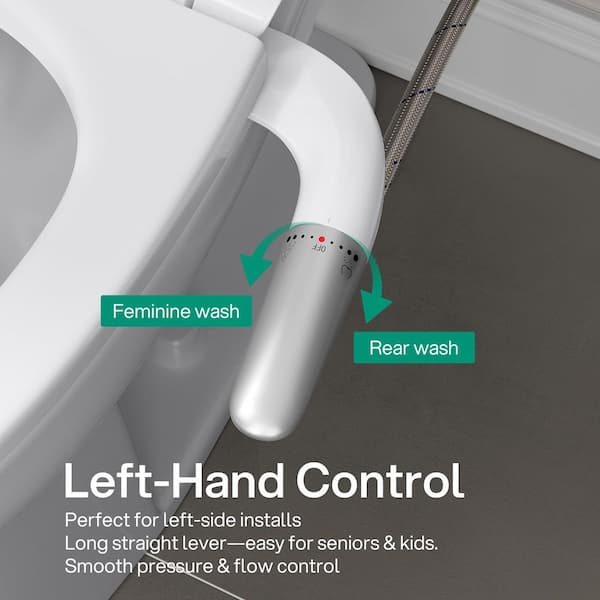 Hot & Cold Bidet Attachment - Non-Electric Warm Water Toilet Bidet With Dual Spray Modes