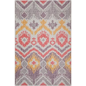 Modena Passion 3 ft. x 5 ft. Ikat Area Rug