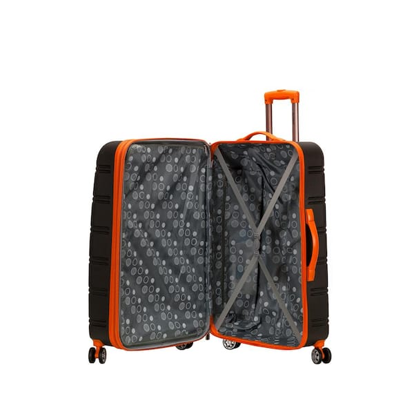 Rockland Melbourne 28 in. Charcoal Expantable Hardside Dual Wheel