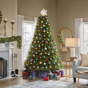 Home Accents Holiday 7.5 ft. Pre-Lit LED Wesley Pine Artificial Christmas  Tree with 550 Color Changing Mini Lights 23PG90042 - The Home Depot