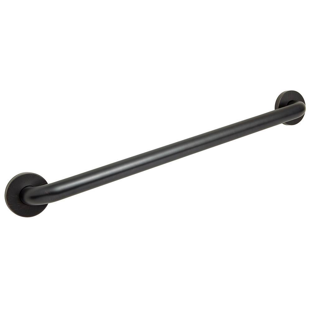 Speakman Neo 36 in. X 3 in. ADA Grab Bar in Oil-Rubbed Bronze SA-1009 ...