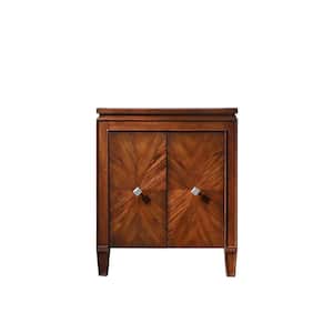Brentwood 25 in. W x 21 in. D Vanity Cabinet Only in New Walnut