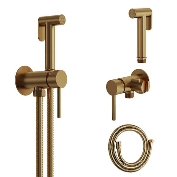 ボブルヘッドゴールド EVERSTEIN 1-Handle Bidet Faucet Hot and Cold with Wall Mount