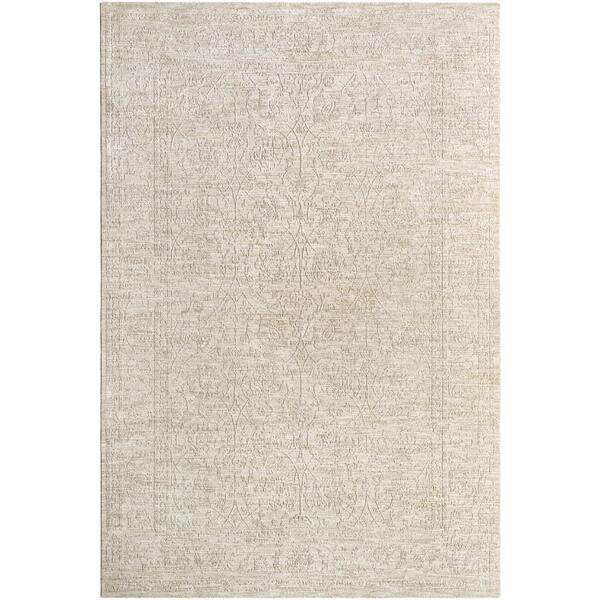 Livabliss Masterpiece Gray Traditional 8 ft. x 10 ft. Indoor Area Rug