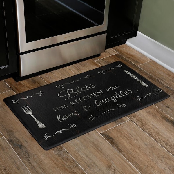 Cloud Comfort Multicolored 20 in. x 36 in. Indoor Anti-Fatigue Kitchen Mat