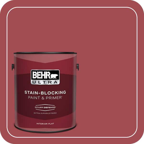 BEHR ULTRA 1 gal. #PPU1-07 Powder Room Extra Durable Flat Interior Paint & Primer