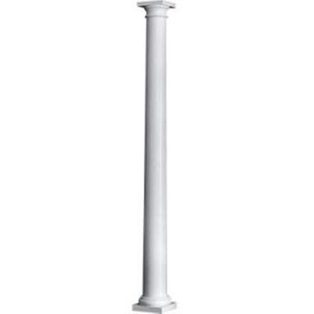 10 in. X 10 ft. Permacast Plain Round Column HBG# 45110 482499 - The ...
