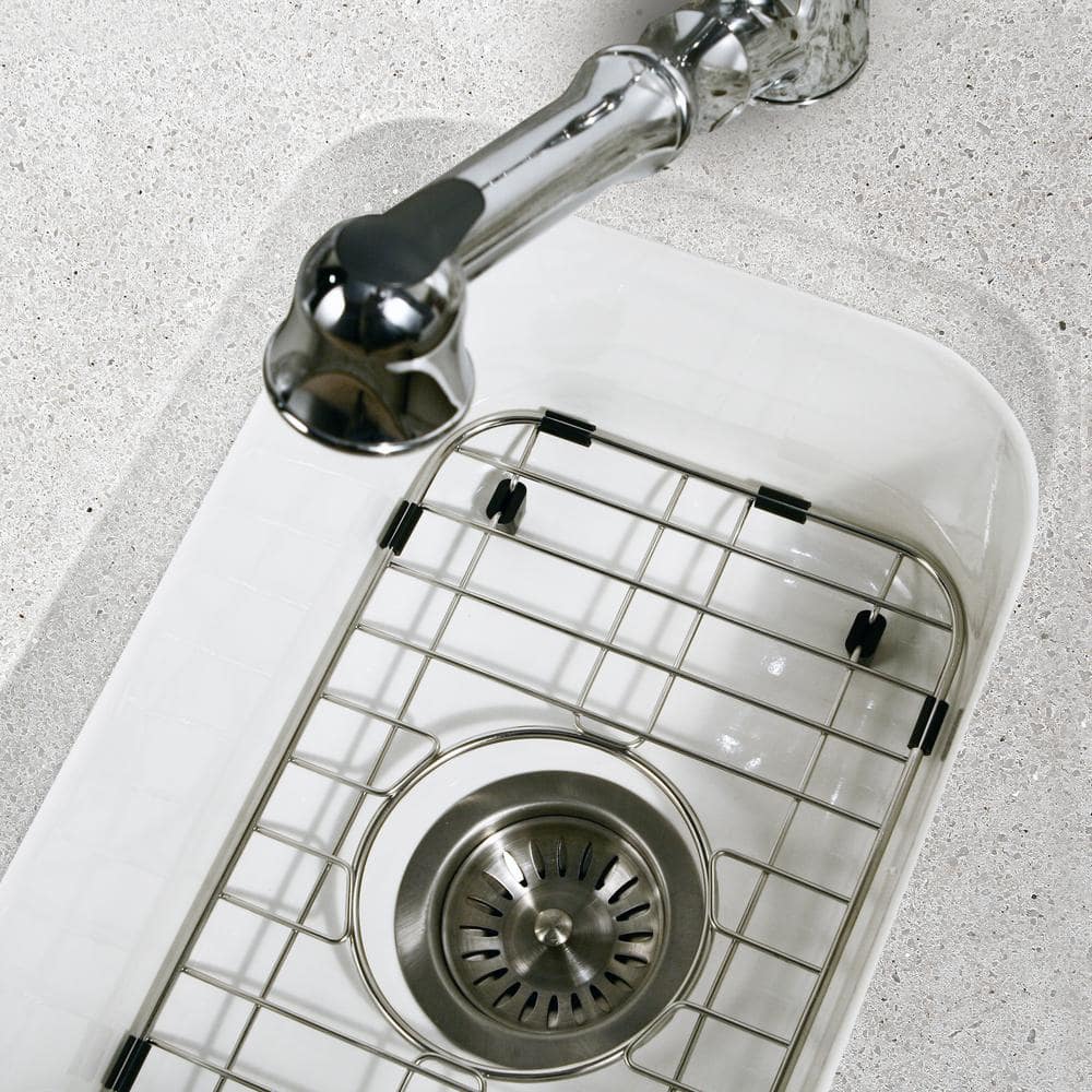 Stainless Steel Sink Bottom Grid with Protective Feet