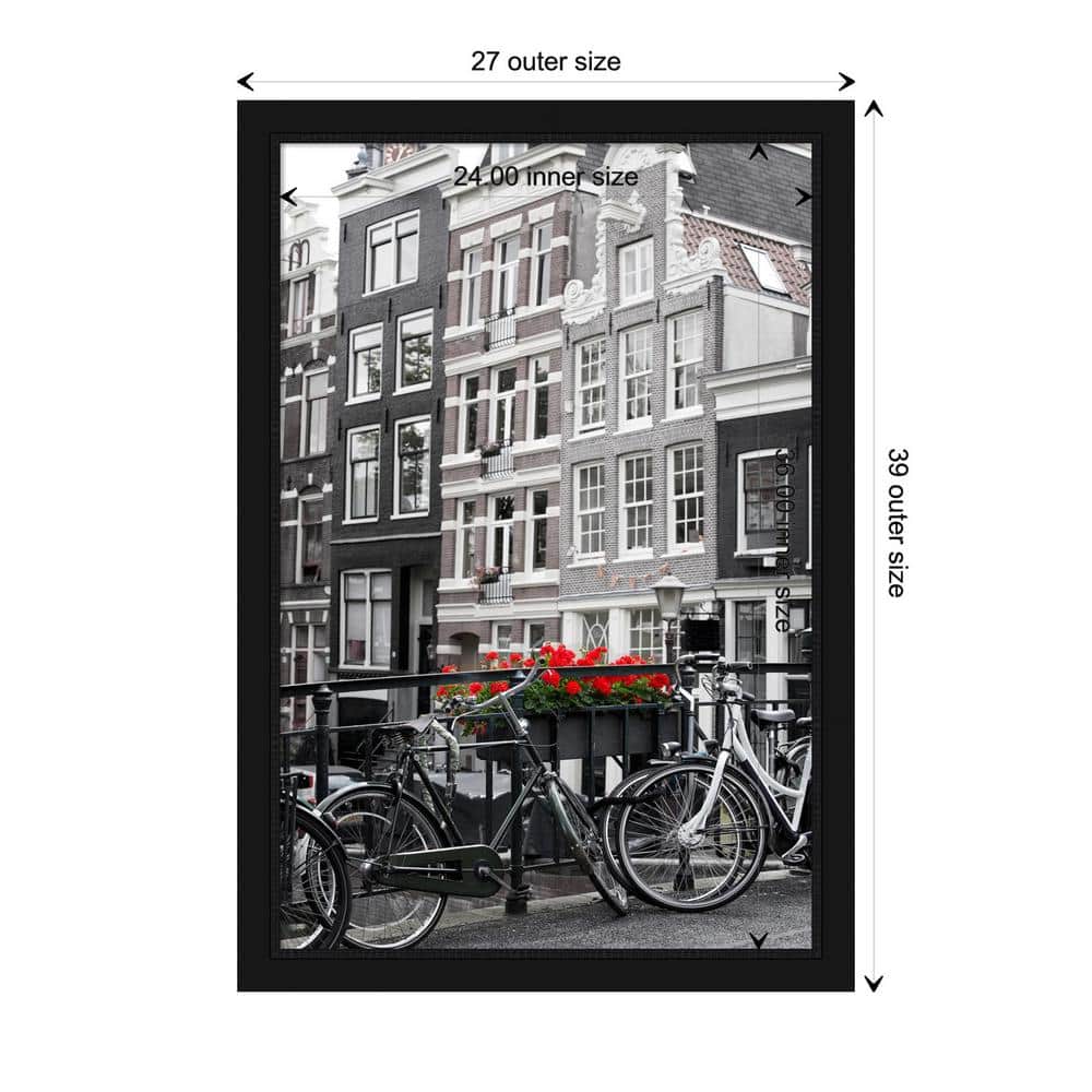 Avon Classic Black Wood Wall Picture Frame
