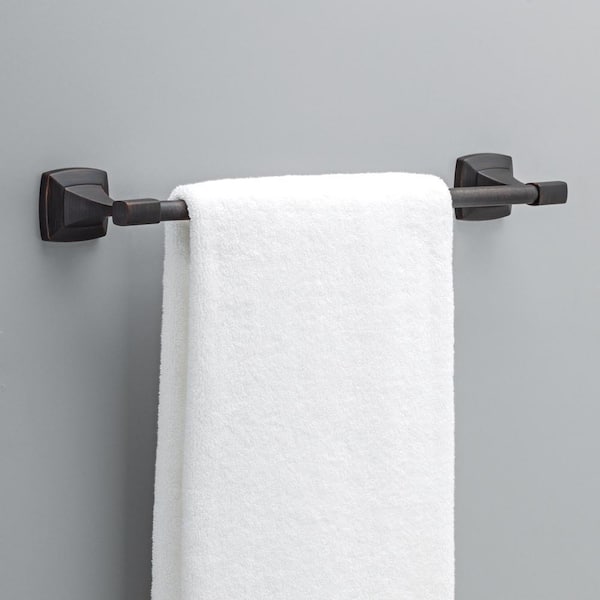 Portwood 18 in. Wall Mount Towel Bar Bath Hardware Accessory in Venetian Bronze