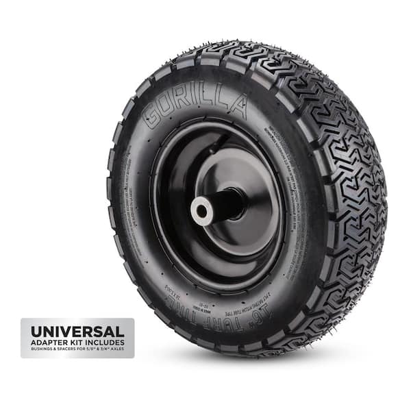 Gorilla 16 in. Turf Universal Wheelbarrow Tire
