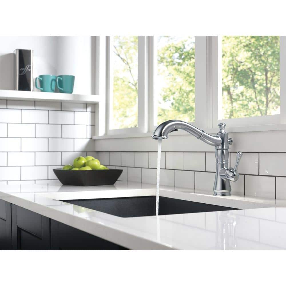 Cassidy Arctic Stainless Single Handle Pull-Out Kitchen Faucet
