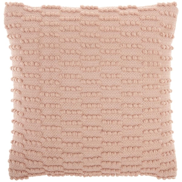 Mina Victory Lifestyles Blush 18 in. x 18 in. Throw Pillow