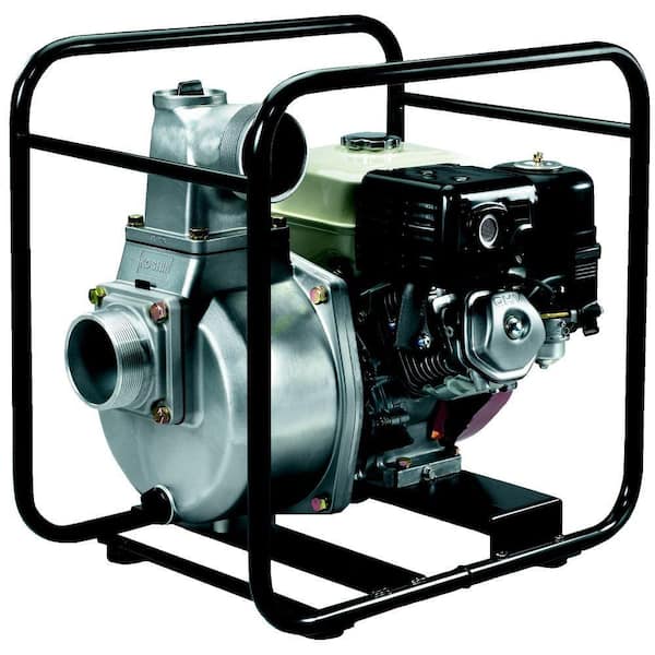 Koshin 4 in. 7.9 HP Semi-Trash Pump with Honda Engine