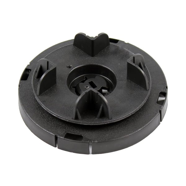 The Tile Doctor 914805-12 Black Wood Beam Auto Leveling Head Holder for Adjustable Pedestal for Tile and Paver Pedestal System 12-Pack
