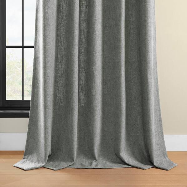 Rideaux Pottery Barn Thea En Lin/coton Gris Multicolore - 50 X 96 Pouces - Filtrage Lumineux - Neuf, Repliés