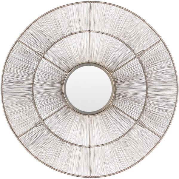 Unbranded Tala 36 in. x 36 in. Silver Framed Decorative Mirror